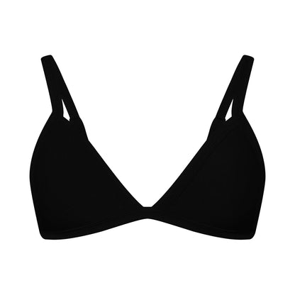 Triangle Bikini Top Black