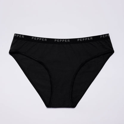 Supima® Cotton Bikini Black