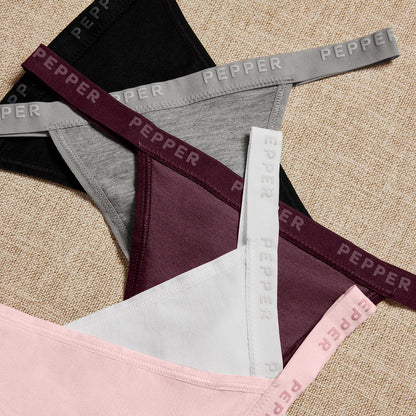 Supima® Cotton String Thong Fig