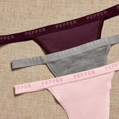 Supima® Cotton String Thong Fig