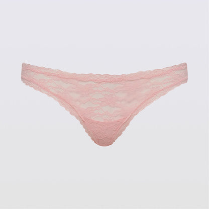 Effortless Lace Thong Rosette