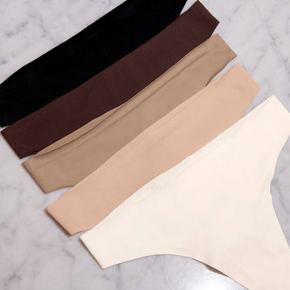 Simply Smooth No Show Thong Espresso