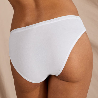 Supima® Cotton Bikini White
