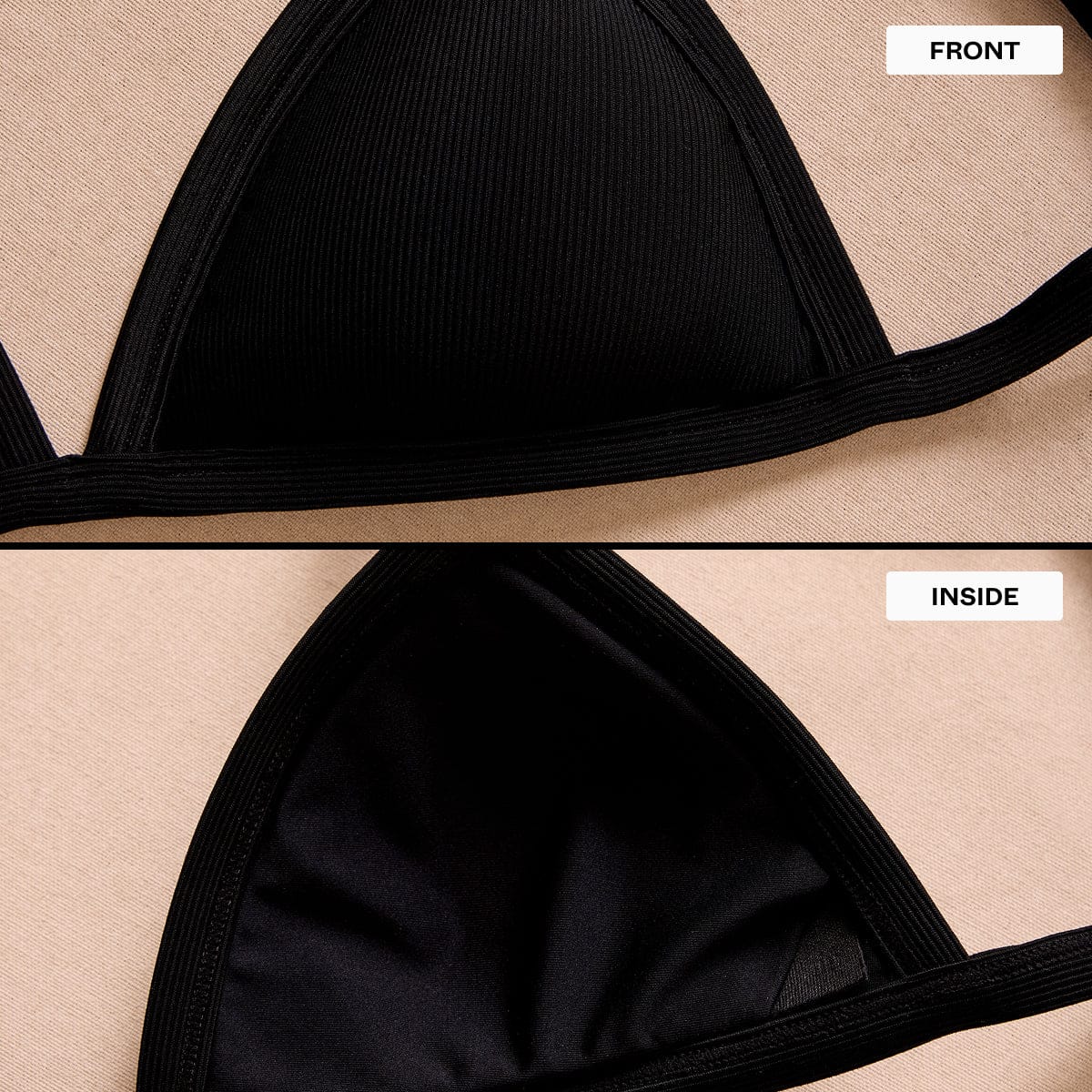 Triangle Bikini Top Parasol (Azure/White)