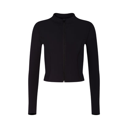 Zip Up Jacket Black